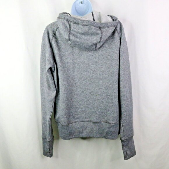Patagonia Women's Zip Up Hoodie Sweatshirt Size XL Gray Cotton Blend Pockets - Picture 3 of 14